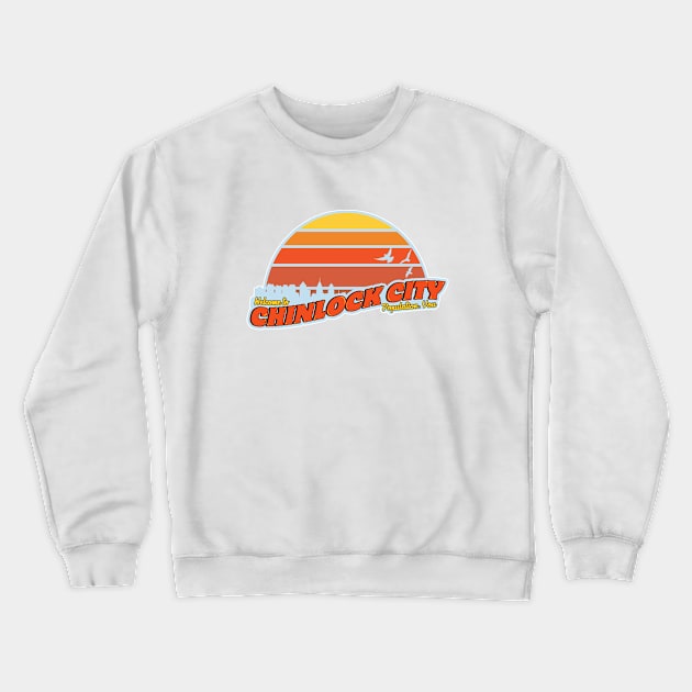 Chinlock City Crewneck Sweatshirt by wrasslebox